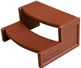 Confer HS2MR 29"x23"x14" Handi-Step for Round/Straight Sided Spa - Medium Red (Lawn &amp; Patio)