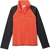 Columbia Youth Glacial Half Zip, Zing/Shark, XX-Small
