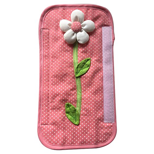 image for TOOGOO 2PCS Pastoral Flower Polka Dot Door/Refrigerator Handle Cover F