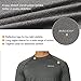 BALEAF Men's Long Sleeve Running Shirts Quick Dry Workout Shirts Athletic T-Shirts Lightweight Soft Fishing Tee Tops Grey Heather Size M