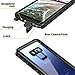 SNOWFOX Samsung Galaxy Note 9 Waterproof Case, Built-in Screen Protector Cover 360 Degree Protection Rugged Clear Bumper Underwater Waterproof Case Compatible with Samsung Galaxy Note 9 (Black)