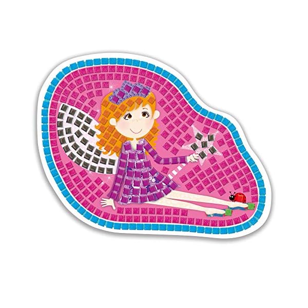 Galt Toys, Fairy Sparkle Mosaics, Kids' Craft Kits, Ages 5 Years Plus