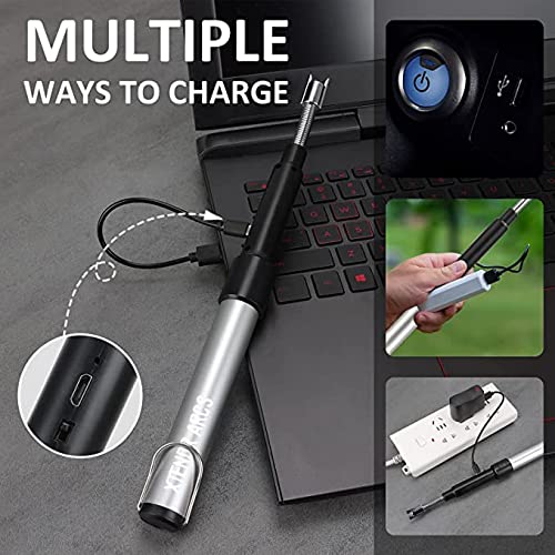 XTENDR ARCS V2 Extendable 2.5 Feet. Arc Extra Long Lighter, Flameless