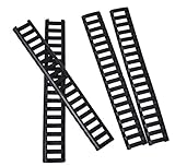 Dagger Defense picatinny rail covers / rubber rail covers for picatinny mounting rails