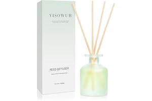YISOWUH Reed Diffuser - Clean Linen 3.38oz (100ml)*1 Pack Essential Oil Reed Diffuser Set with 8 Sticks, Long Lasting Fragrance for Home, Bathroom, Bedroom, Room, Decor, Gifts