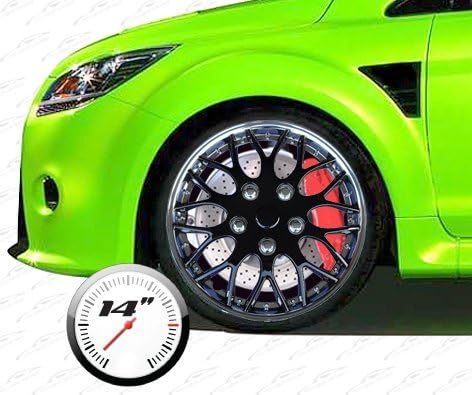 AutoStyle Set of 4 wheel covers Missouri 14-inch chrome/black - Image 3