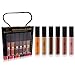 SHANY Cocolicious Lip Gloss Set No.1 Chocolate Shades - Aloe Vera & Vitamin E, 6 Count