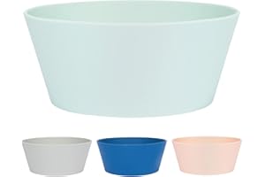 Waggo Habit Silicone Dog Bowl for All Breeds - Modern Heavyweight Silicone, Durable Pet Food and Water Dish Crock, Dishwasher Safe (Cloud)