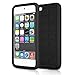 [2 Pack] Apple New iPod touch (6th Gen) Case- OMOTON Silicone Shock-Proof Case Cover for iPod touch 6 (2015 Julyd) (Black)