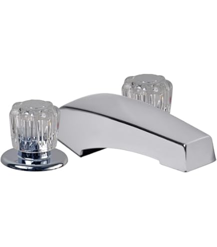 82104LF - Robinet De Comptoir Pour Bar, Deux Poignées En Métal De Type Levier, Avec Douchette