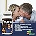 Black Maca Capsules for Men - Gelatinized Supplements for Energy, Vitality, Endurance, Memory and Anti-Stress - from Black Maca Peruvian Root - 1000 mg p/s - Non GMO, Kosher Certified