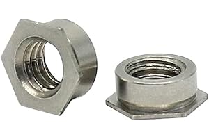 50-100pcs M2 M2.5 M3 M4 M5 M6 Self Clinching Flush Nut, 304 Stainless Steel Flush Nuts Unified Self-clinching Insert Nut(50pc
