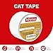 XFasten Anti-Scratch Cat Training Tape, Clear, 2.5-Inches x 15 Yards (Single Roll), Door, Couch, Furniture and Leather Scratch Guard Protector Tape for Cats and Pets