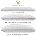 Bamboo Sleep PREMIUM Adjustable Comfort Pillow - Dual Cover Hypoallergenic Certipur-US Shredded Memory Foam - Queen Size