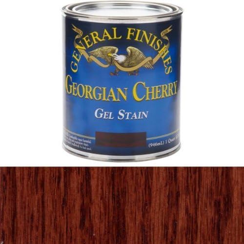 General Finishes GCQ Gel Stain, 1 quart, Georgian Cherry by General Finishes