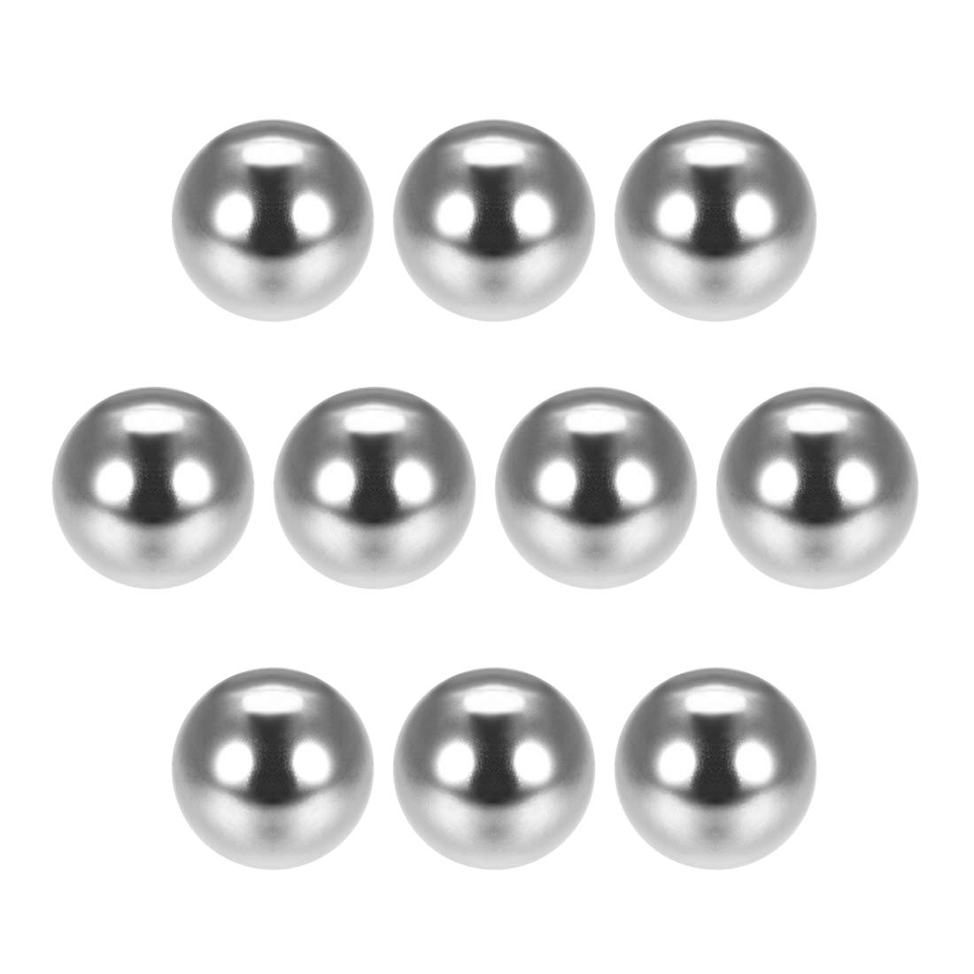 sourcing map 12mm Precision Chrome Steel Bearing Balls G25 10pcs