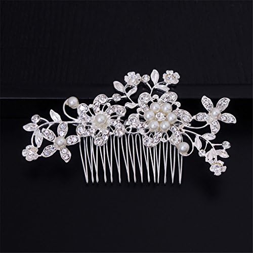 Cheap Bridal Hair Comb Pom Bridal Hair Accessories Bridesmaid Gift Hair Band Headband For Girl Bride Jewelry Headpiece White