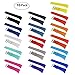 RuenTech Replacement Bands for Samsung Gear Fit2 / Gear Fit2 Pro Smart Fitness Band (16-Color) Adjustable Silicone Strap/Wristband (16-Pack)
