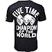 Roots of Fight Evander Holyfield Shirt - Black - Large