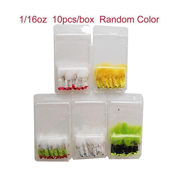 Shaddock-Fishing-30-Pack-Fishing-Crappie-Jigs-Fishing-Hard-Lure-Accessory-Bass-Pike-Walleye-Feather-Lead-Head-Hook-Rubber-Marabou-Jigs-for-Ice-Fly-Fishing