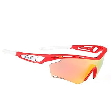 M.Baxter Sportsonnenbrille Unisex - Erwachsene Bikebrille Radbrille Sonnenbrille Polarisiert Biker Sonnenbrille Herren Damen 