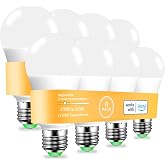 MELPO Smart Light Bulbs 130W Equivalent, Warm White to Daylight Tunable | Work with Alexa，A19 E26 Bluetooth LED Bulbs Controlled by BRmesh APP and Alexa only, Timing, Flicker-Free（8 Pack)