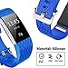 Hanlesi Band for Fitbit Charge 2, TPU Soft Silicone Adjustable Replacement Sport Strap Band for Fitbit Charge 2 Smartwatch Heart Rate Fitness Wristband