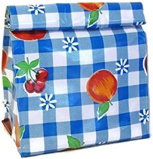 Lunch Bags Oilcloth Gift Bags, Women Handmade Totes Vintage Style