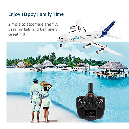 Goolsky Wltoys XK A120 Airbus A380 Model Plane 3CH EPP 2.4G Remote Control Airplane Fixed-Wing RTF Toy - Thumbnail 6