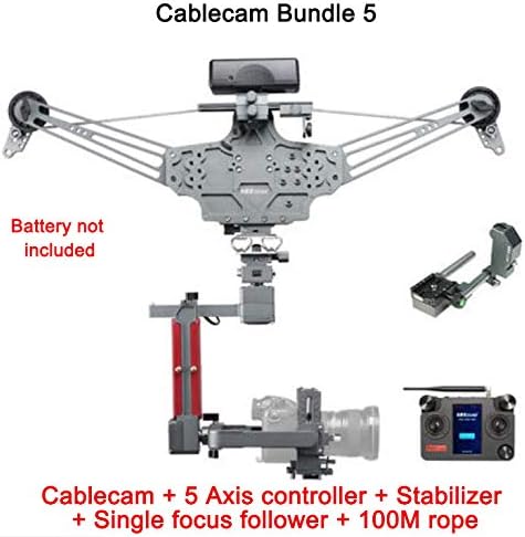ASXMOV Cablecam Timelapse Wireless Control Programmed Aerial Video Shooting System Bundle 5
