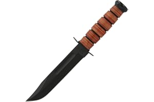 Kabar USMC Fighting/Util 7" with Sheath Brown