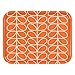 Orla Kiely | Large Serving Tray | Linear Stem | Persimmon Colour