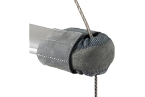 Waterline Design Spreader Boot in Leather for Sailboats | UV Protected Leather Spreader Boot with Velcro Hook and Loop Fastener | Rapid & Easy to Set up