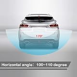KIMISS Car Waterproof HD Night Vision Backup Camera 170 Wide Angle Rear View view 2