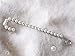 Love Sweety Candy Cane Safety Pearl Pin Scarf Lapel Brooch XZ02 (Silver with Pearl)