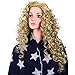 Onedor Long Hair Curly Wavy Full Head Halloween Wigs Cosplay Costume Party Hairpiece (24H613A)