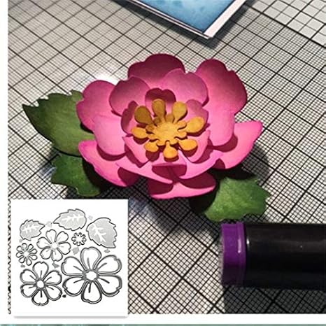 Amazon Lifang 8pc花金型フラワースクラップブックペーパークラフトダイ クッキー型 オンライン通販