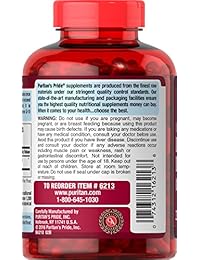 Puritan 's Pride rojo levadura de arroz 600 MG-240 Cápsulas