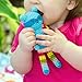 green sprouts Animal Friend Rattle Made from Organic Cotton | Encourages Whole Learning The Healthy & Natural Way | Crocheted by Hand, Soft & Flexible, Playful Rattle Sound