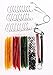 Fishing Lures Kit(108Pcs)-Artificial Soft Plastic Bait Set- Wacky Worms(24pcs 5.52