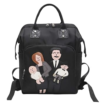 Zoylink Diaper Backpack Large Capacity Portable Nappy Bag for Mom