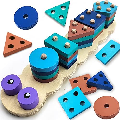 Montessori Toys for 1 Year Old Girl, Shape Sorter Toys for Toddlers 13