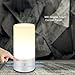 SOLLED LED Table Lamp, Sensor Touch Bedside Lamp, Dimmable Warm White Night Light, RGB Color Changing Modern Desk Lamp Nightstand Lamp For Bedroom, Plug-in