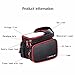 Bike Phone Mount Bag, Waterproof Universal Cycling Bicycle Frame Bags Phone Mount Holder for iPhone 6/6s/7/7s/8/X Plus Samsung 7 Note 7 Below 6.2 inch Handlebars Bagthumb 3