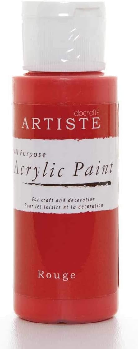 DOCRAFTS ARTISTE Acrylic Paint(2oz) - Rouge