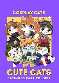 Livro Cute Cats: Gatinhos para Colorir : Livro de Colorir
