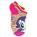 My Little Pony Girls 6 pk No Show Socks (6-8, Lurex Ponies)