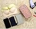 VAYEEBO Travel Luggage Organizers Packing Cubes-Compression Pouches for Underwear,Bra,Socks(Wine Daisy)