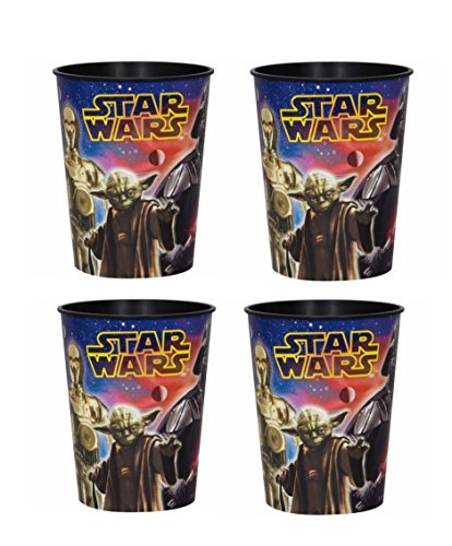 Star Wars Keepsake Reusable Plastic Cup 4 Pack