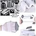 COOVAN 8 Pairs Mens Ankle Socks Low Cut Breathable Socks for Men 8 Pack Casual Socks
